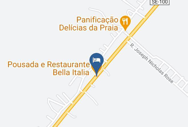 Itaporanga Dajuda - Pousada E Restaurante Bella Italia Maps
