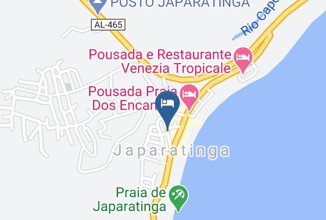 Japaratinga - Pousada E Restaurante O Marinheiro Maps