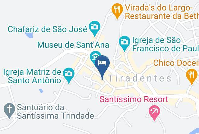Tiradentes - Pousada E Restaurante Padre Toledo Maps