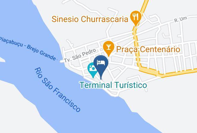Piacabucu - Pousada E Restaurante Santiago Maps