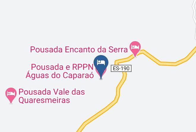 Divino De Sao Lourenco - Pousada E Rppn Aguas Do Caparao Maps