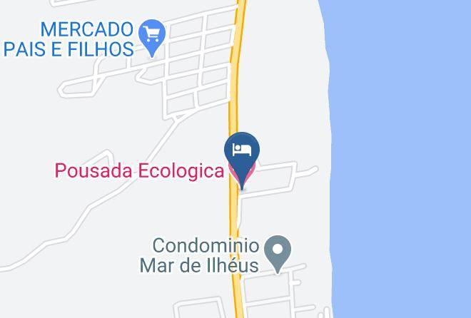 Ilheus - Pousada Ecologica Maps
