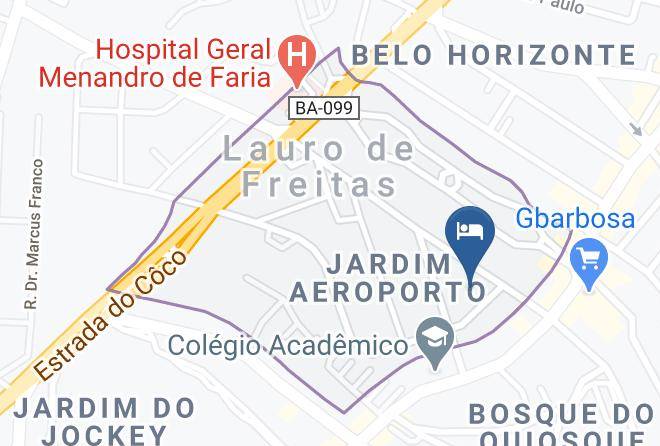 Lauro De Freitas - Pousada Eldorado Vilas Lauro De Freitas Maps