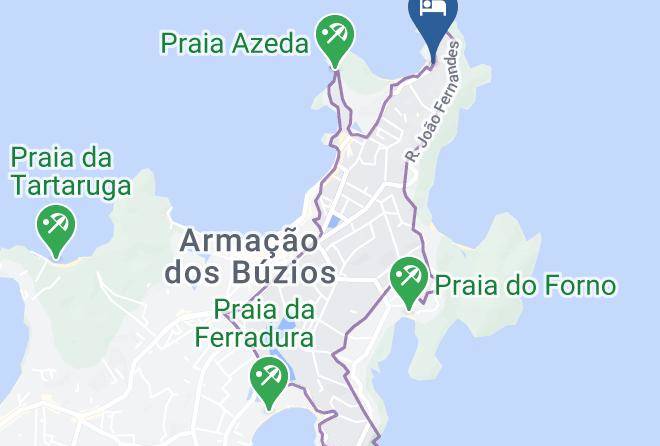 Buzios - Pousada Encanto Do Sol Beach Maps