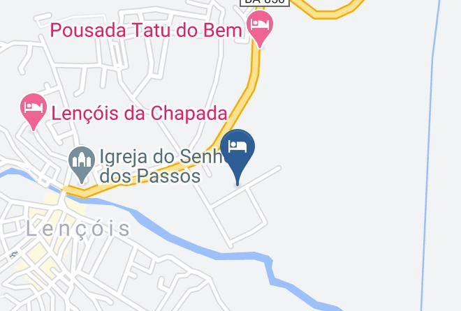 Lencois - Pousada Encantos Da Chapada Maps