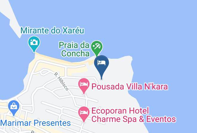 Itacare - Pousada Encantos Da Mata Maps