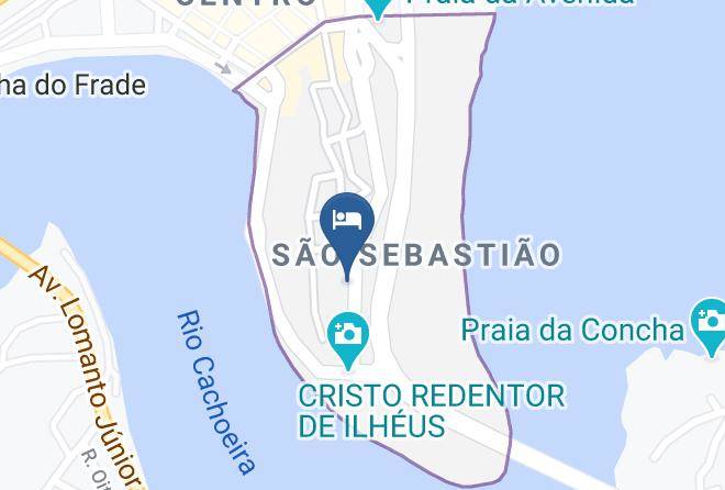 Ilheus - Pousada Encontro Das Aguas Maps