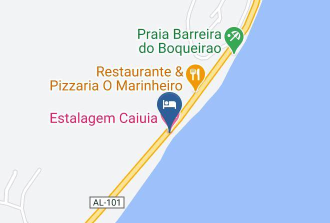 Japaratinga - Pousada Estalagem Caiuia Maps