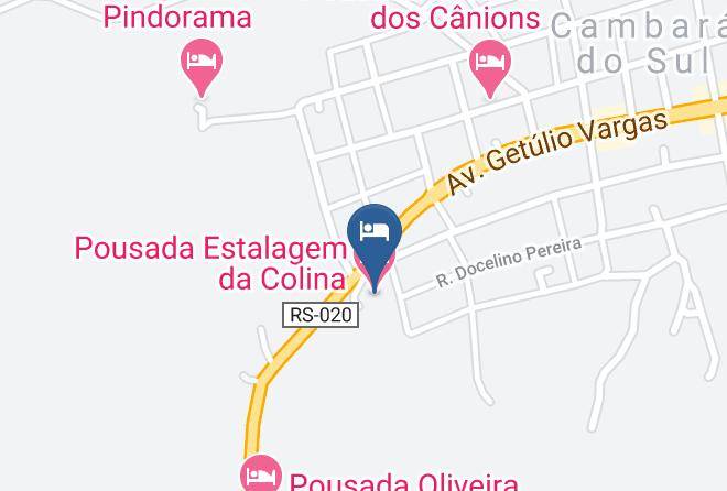 Cambara Do Sul - Pousada Estalagem Da Colina Maps