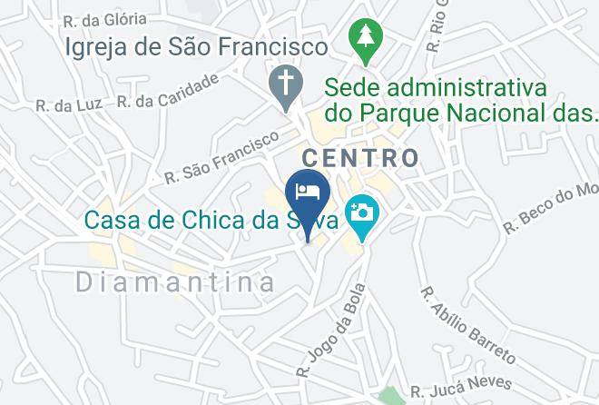 Diamantina - Pousada Estalagem Maps
