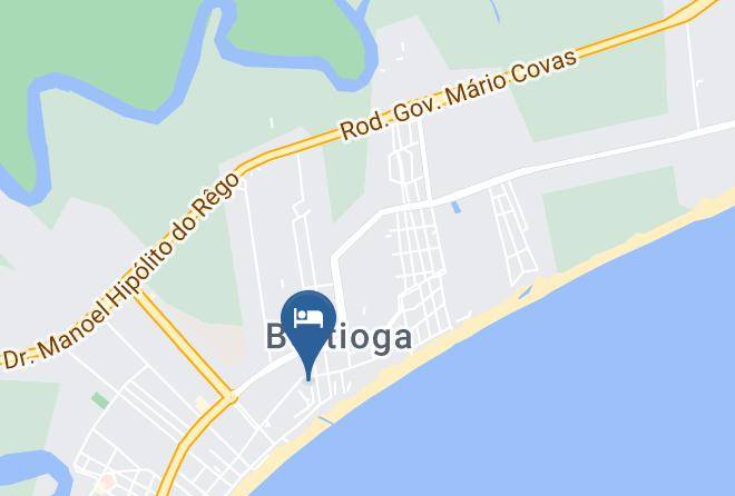 Bertioga - Pousada Estalagem Do Guerreiro Maps