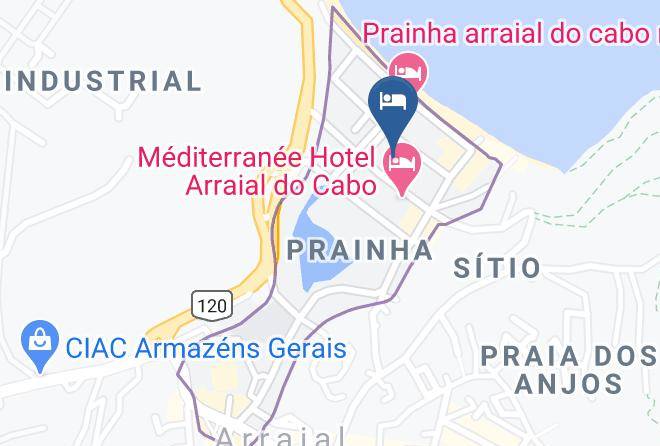 Arraial Do Cabo - Pousada Estalagem Ruach Maps