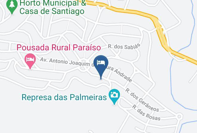 Aguas De Sao Pedro - Pousada Estancia Das Flores Maps