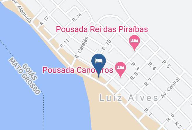 Sao Miguel Do Araguaia - Pousada Estrela Do Araguaia Maps