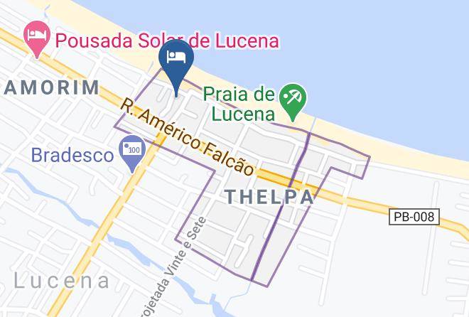 Lucena - Pousada Estrela Do Mar Maps