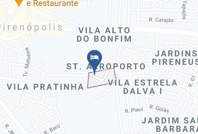 Pirenopolis - Pousada Estrela Matutina Maps
