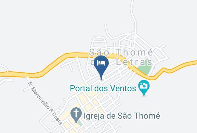 Sao Tome Das Letras - Pousada Excalibur Maps
