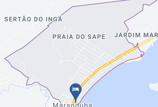 Ubatuba - Pousada Mar Virado Maps