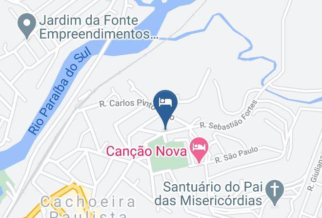 Cachoeira Paulista - Pousada Familia De Nazare Maps