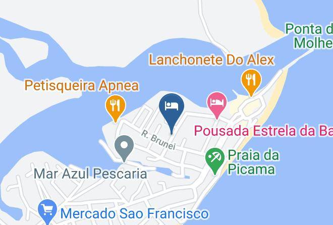 Balneario Barra Do Sul - Pousada Familia Forlin Maps