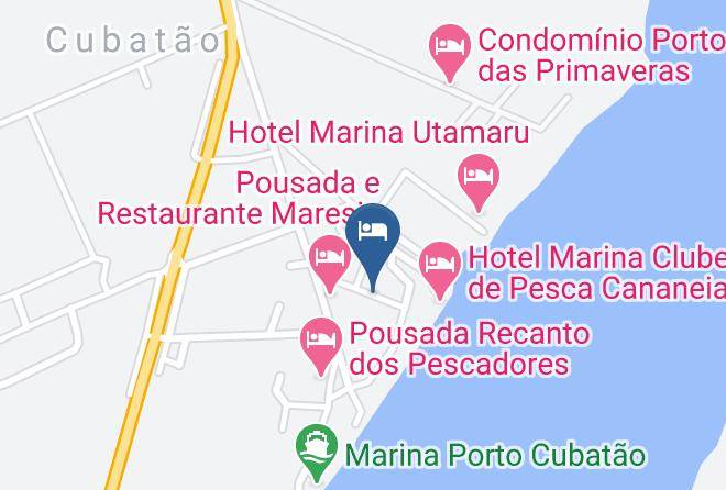 Cananeia - Pousada Familia Ottoboni Maps