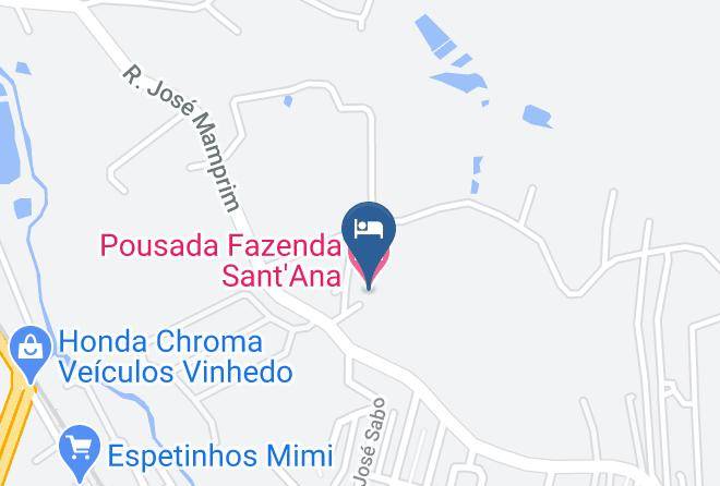 Valinhos - Pousada Fazenda Sant'ana Maps