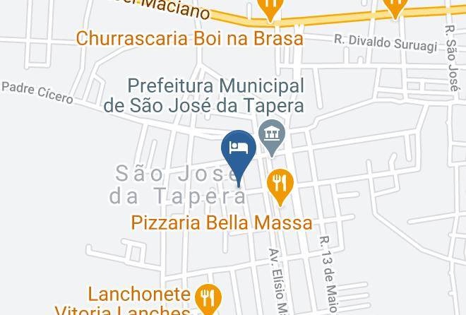 Sao Jose Da Tapera - Pousada Felicia Maps