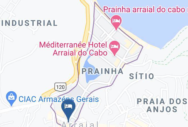 Arraial Do Cabo - Pousada Fernandes Maps