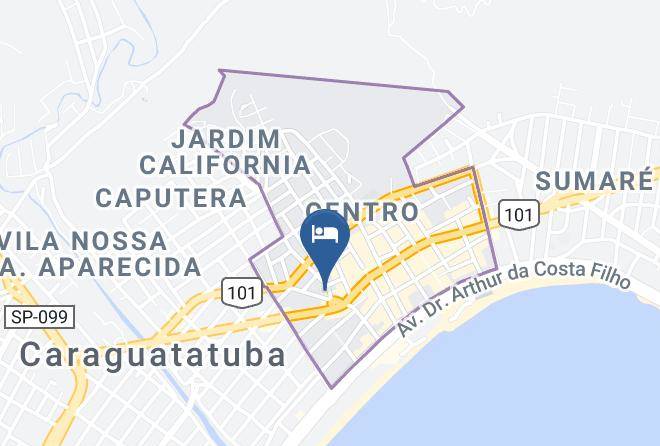 Caraguatatuba - Pousada Ferreira Maps