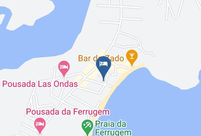 Garopaba - Pousada Ferrujao Maps