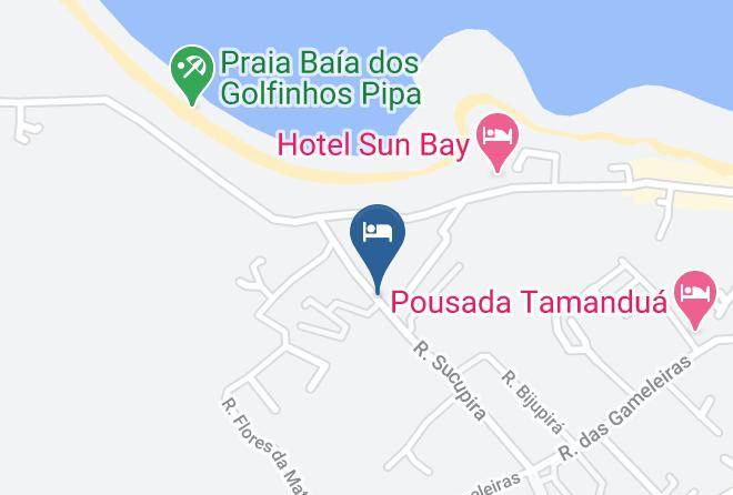 Tibau Do Sul - Pousada Flor Da Pipa Maps