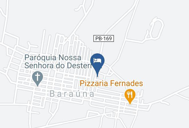 Barauna - Pousada Flor De Barauna Maps