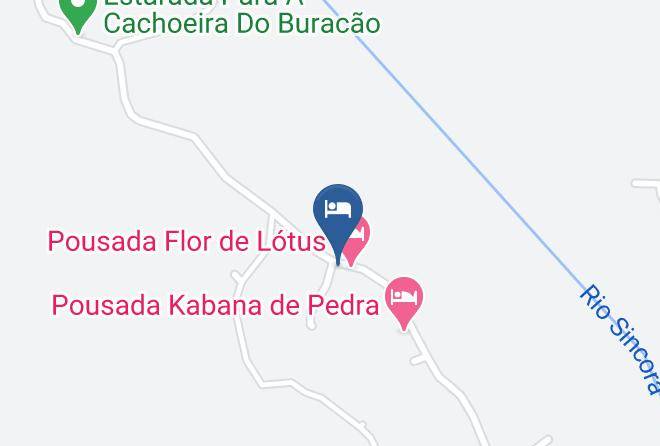 Ibicoara - Pousada Flor De Lotus Maps