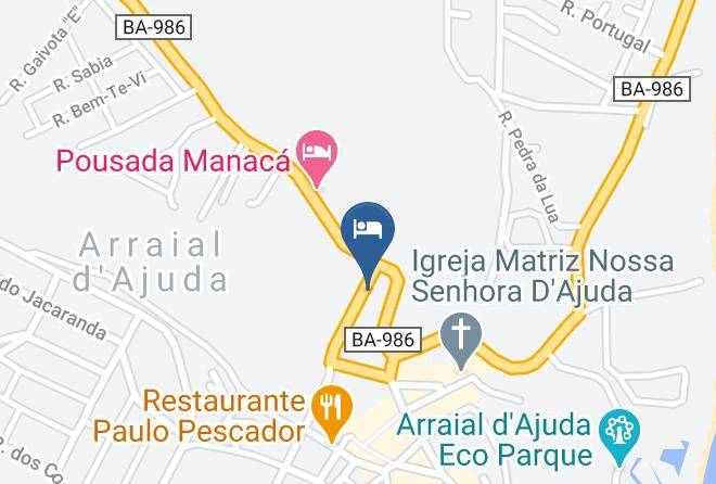 Porto Seguro - Pousada Flor De Pitaya Maps