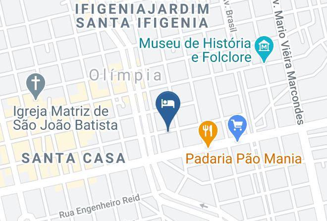 Olimpia - Pousada Flores Em Vida Maps