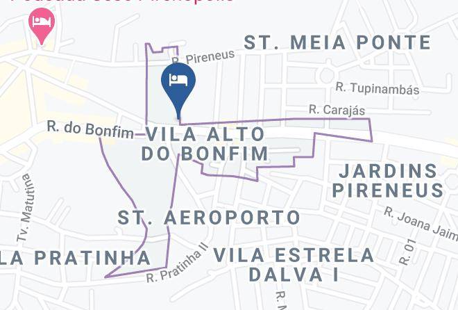 Pirenopolis - Pousada Floresta Maps