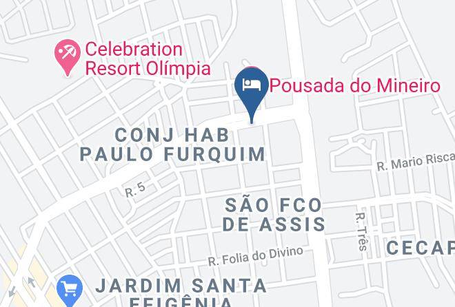 Olimpia - Pousada Fonte Da Vida Maps
