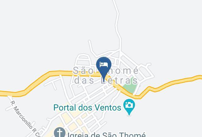 Sao Tome Das Letras - Pousada Fortaleza Maps