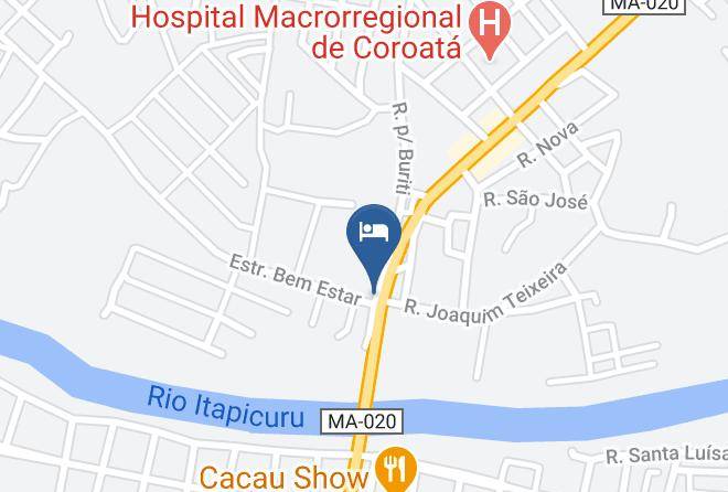 Coroata - Pousada Franco Maps