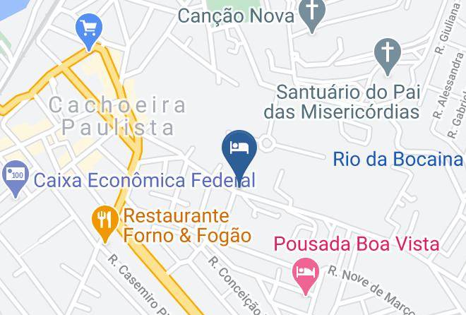 Cachoeira Paulista - Pousada Frei Galvao Maps