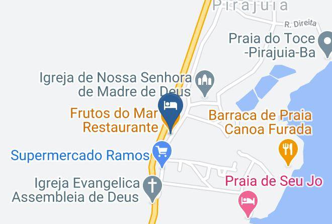 Jaguaripe - Pousada Frutos Do Mar Maps