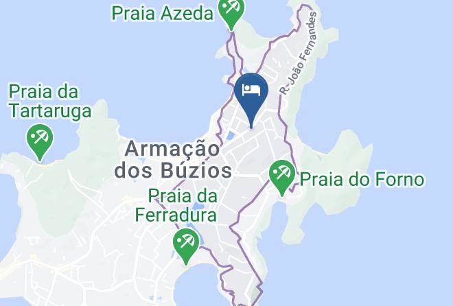 Buzios - Pousada Gammel Dansk Maps