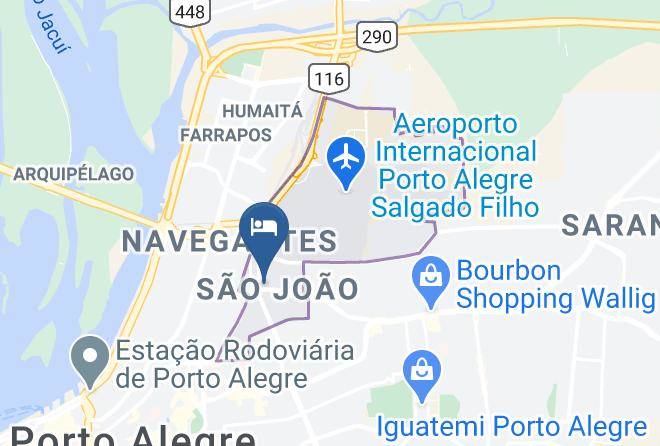 Porto Alegre - Pousada Garoa Maps