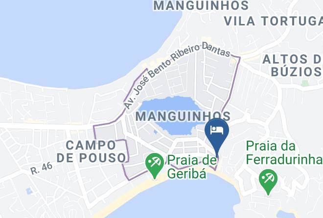 Buzios - Pousada Gente Bonita Geriba Maps