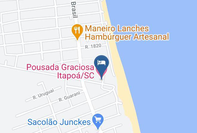 Itapoa - Pousada Graciosa Itapoa Sc Maps