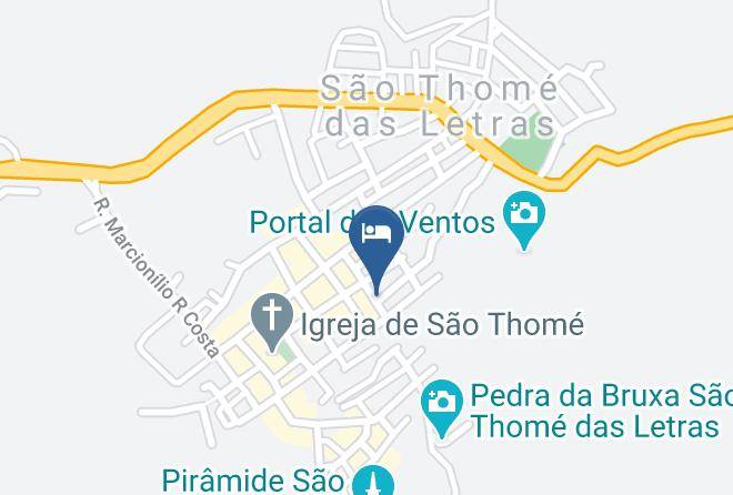 Sao Tome Das Letras - Pousada Gruta Sao Tome Maps