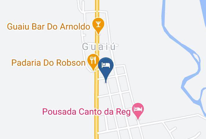 Santa Cruz Cabralia - Pousada Guaiu Maps