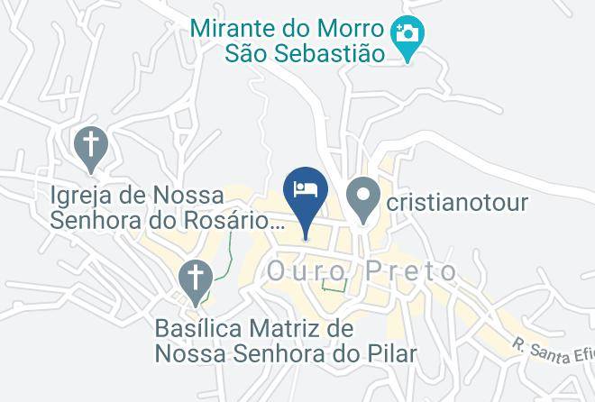 Ouro Preto - Pousada Guignard Maps