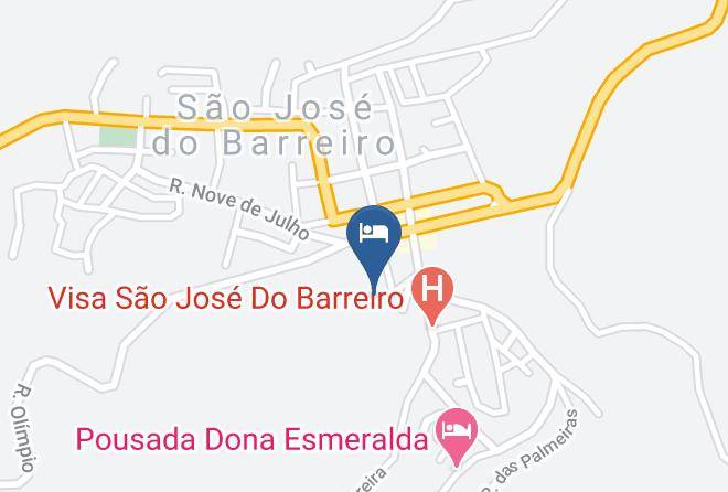 Sao Jose Do Barreiro - Pousada Guimaraes Maps
