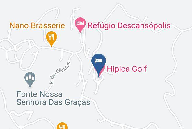 Campos Do Jordao - Pousada Hipica Golf Maps